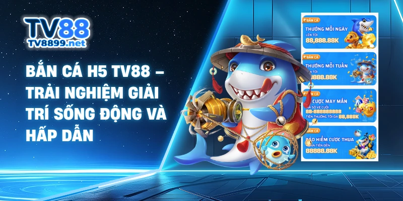 Bắn Cá H5 TV88 – Trải Nghiệm Giải Trí Sống Động Và Hấp Dẫn