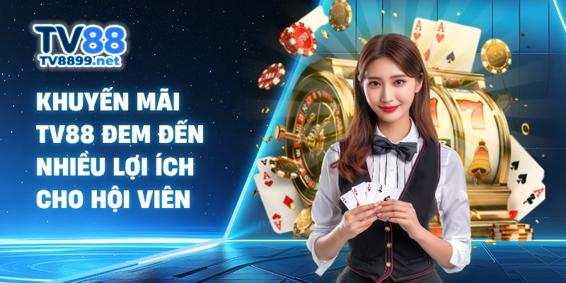 Khuyến mãi TV88 đem đến nhiều lợi ích cho hội viên